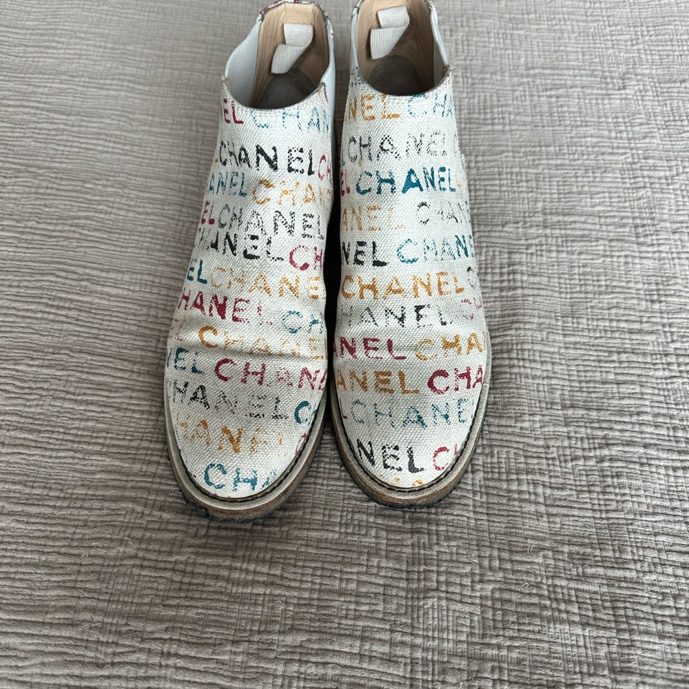 Chanel Graffiti Bootie